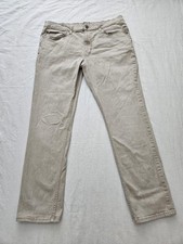 Goodfellow  Co Men's Jeans Slim Fit Khaki Zip Close 38x32 Total Flex Denim