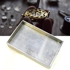 Watch Parts Storage Tray Organizer Dryer Plate Frame Steel Mesh Cleaning Tool c