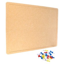 Felt Bulletin Board, 48 x 48 -Inch Foldable Decorative Pin Board(Beige Brown)