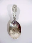 Vintage Reed & Barton Cupid Curved Handle Sterling Silver Baby Spoon