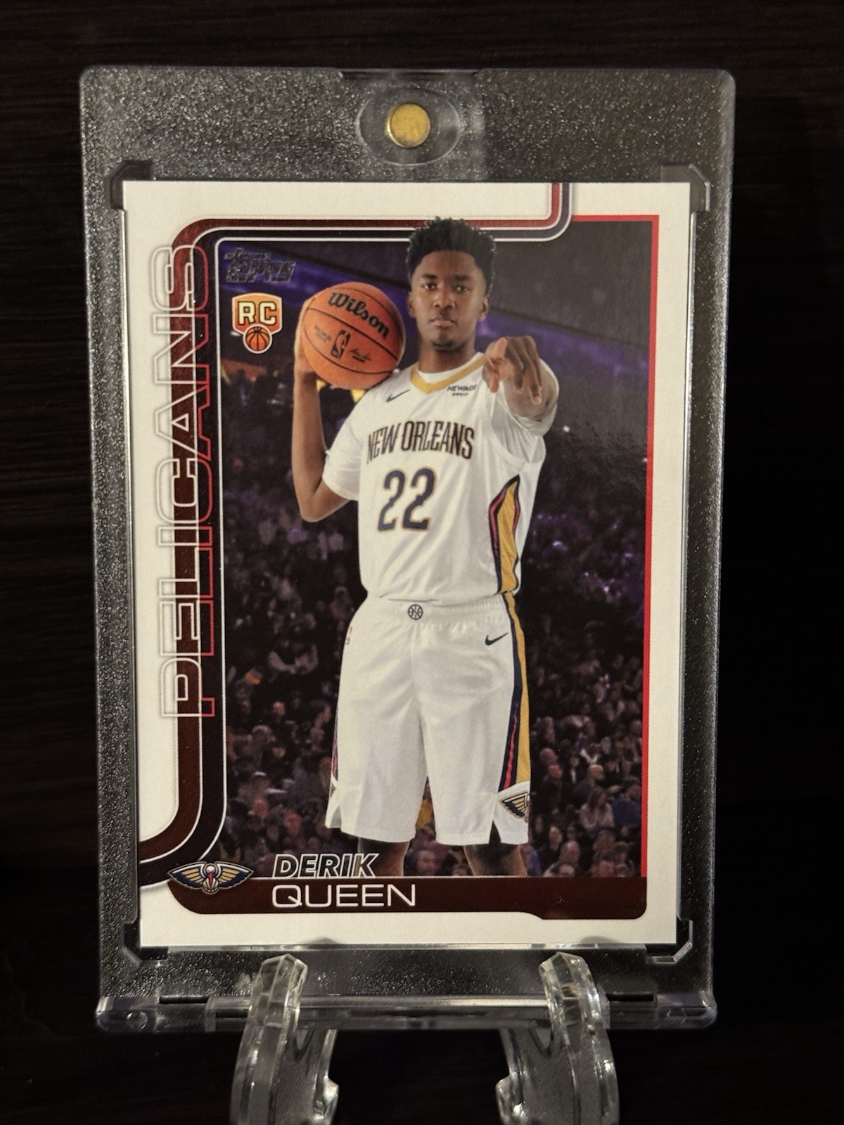 2025-26 Topps NBA Derik Queen RC Rookie #213 Pelicans