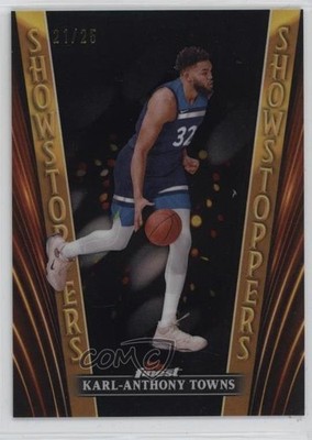 2023-24 Topps Finest Showstoppers Black Refractor 21/25 Karl-Anthony Towns 1l2