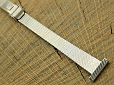 JB Champion Vintage NOS Unused Sliding Clasp Stainless Steel Watch Band 14mm