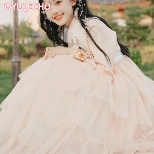 Lote Vestido Hanbok Coreano Antiguo Tradicional Palacio Ropa Juegos con disfraces - Imagen 4 de 26