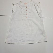 Sale Cat&Jack 7/8 White top small gold pink accent