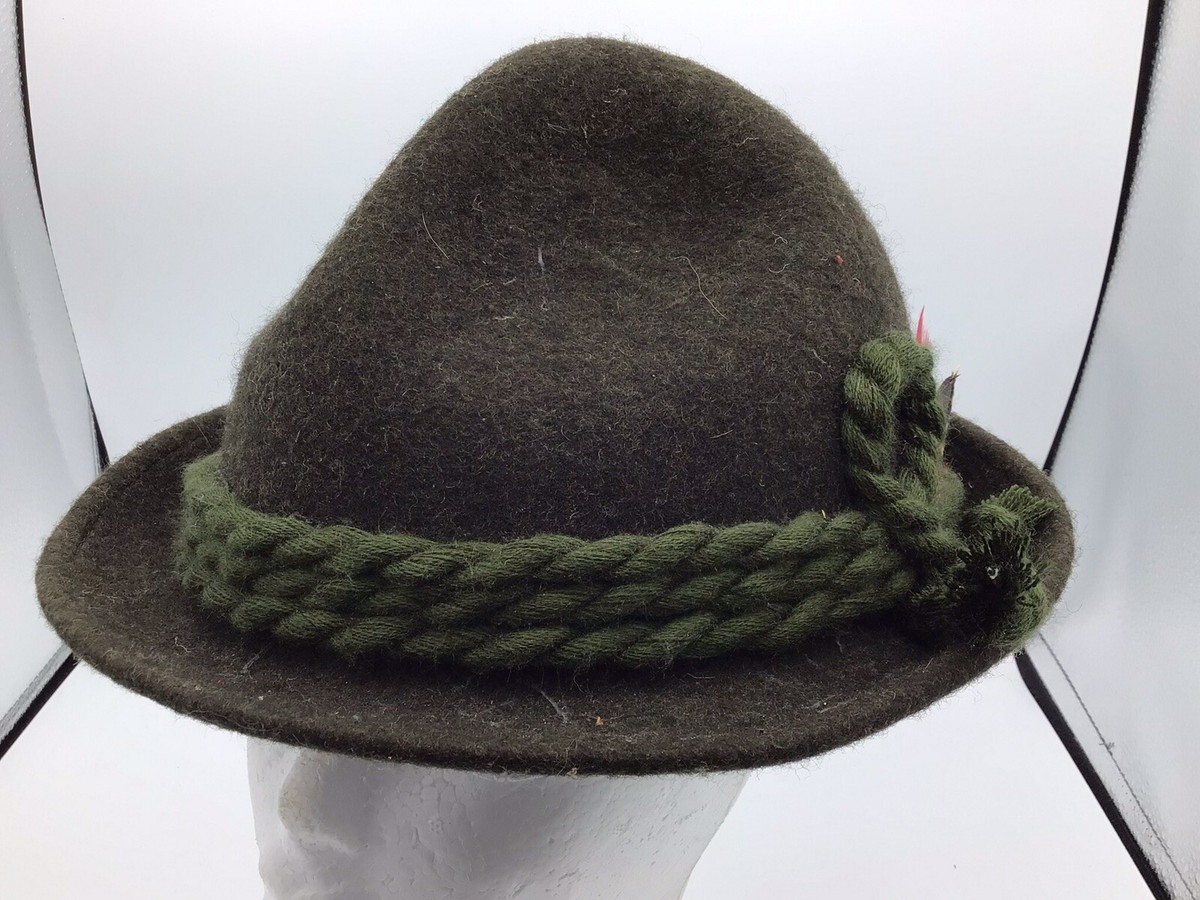 GERMANY VINTAGE MAYSER OKTOBERFEST FUR Brown FEDORA HAT SIZE:US71