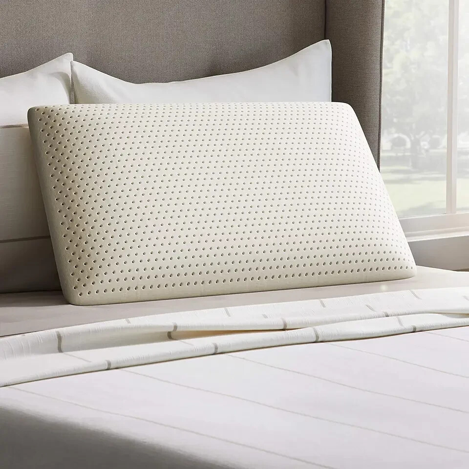 Talalay Latex Foam Pillow Mid-Loft Medium Plush Feel