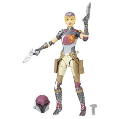 Star Wars Hasbro Sabine Wren Jet Pack Série Black Scale