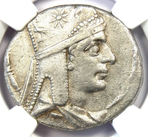 Tigranes II AR Tetradrachm Kings of Armenia Silver Coin 95-56 BC - NGC Choice VF