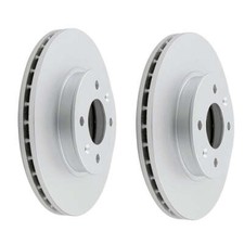 Pair Front Brake Disc Rotor For Hyundai Accent MC i20 PB Kia Rio JB 256mm