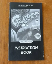 Frogger Sega Genesis Instruction Manual Booklet ONLY, NO GAME
