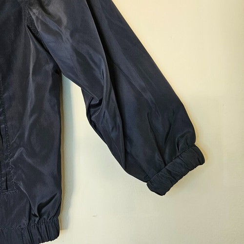Baby Gap Toddler Boys Long Sleeve Zip Up Navy Hooded Windbreaker Jacket 4T - Picture 5 of 11