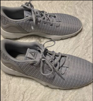 Reebok Cloudride DMX CN2202 Gray Walking Shoes Sneakers Womens Size 1/2  EUC