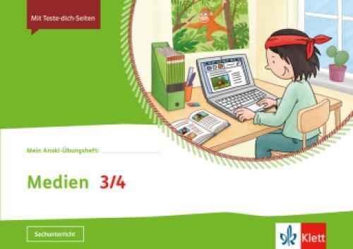 Thumbnail - Mein Anoki-übungsheft - Medien 3/4 Übungsheft Klasse 3/4 6155