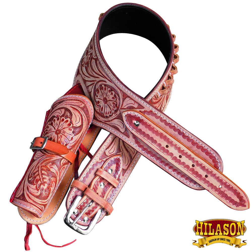 U-2-36 36 HILASON Western mano derecha Funda Pistola Rig 44 45 Cal labrada de Cuero C U-2-36 36 HILASON Western mano derecha Funda Pistola Rig 44 45 Cal labrada de Cuero C