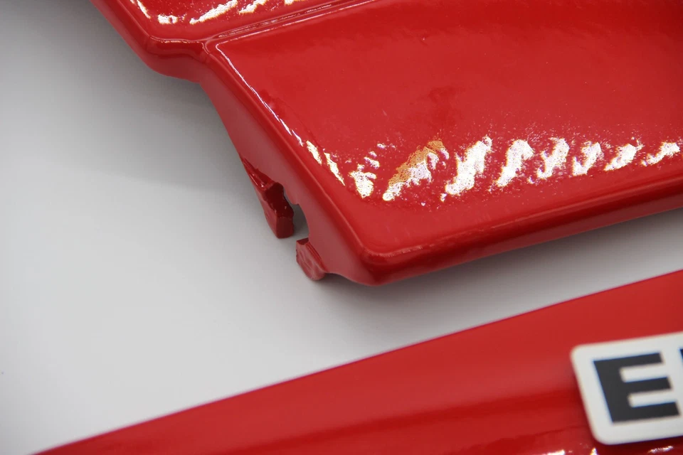 Juego de cubiertas laterales para moto Yamaha DT175MX 1979 a 1993 - rojo Foto 4 de 4