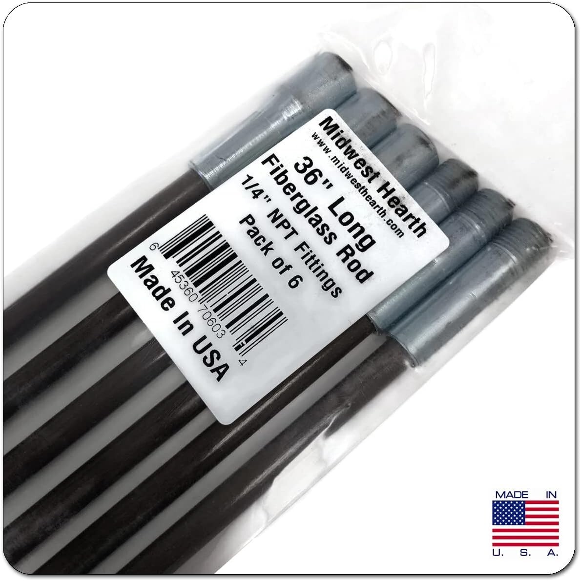 Fiberglass Chimney Brush Rod for Cleaning Wood Stove Pipe Flue Manual Sweeping