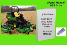 John Deere 1600 1620 1600 Turbo Wide Area Mower Technical Manual See Description