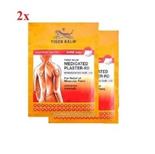 Tiger Balm Patch Plaster Warm Pain Size 10x14 cm 2 Sheets Thailand Product