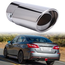 Car Chrome Rear Exhaust Pipe Tail Muffler Tip Stainless Steel For Nisssan Sentra