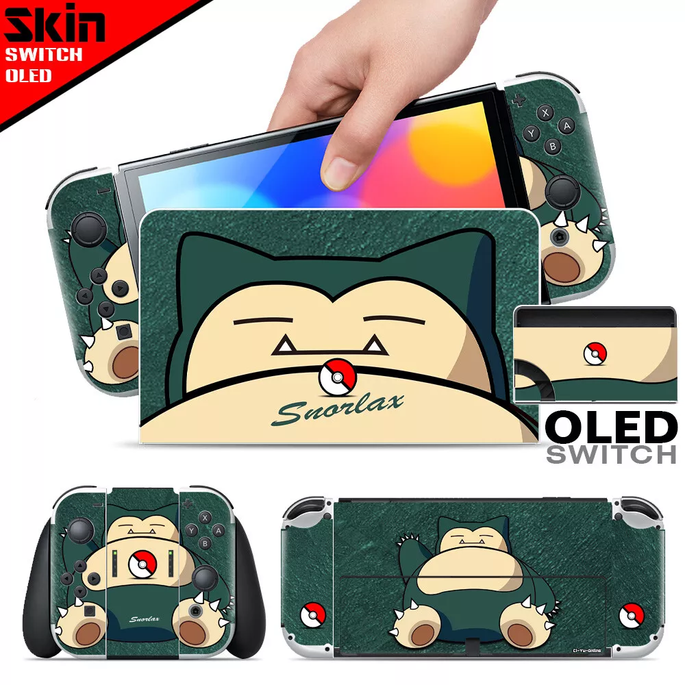 Pokemon Snorlax Navy Blue Nintendo Switch OLED Skin – Lux Skins Official