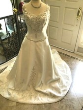 JASMINE HAUTE COUTURE NEW Bridal gown Wedding Dress Ivory 8/10