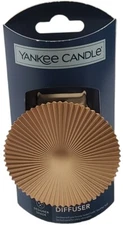 Yankee Candle Pleated Sun Scentplug Diffuser Designer Gold Shade New
