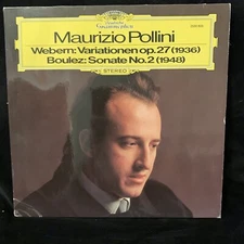 WEBERN & BOULEZ Piano Works - MAURIZIO POLLINI, piano - DG ST LP 1978