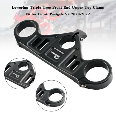 Lowering Triple Tree Front Upper Top Clamp For Ducati Panigale V2 2018-2022 US