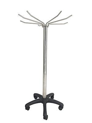 Lead Apron Rack MRI X-Ray Protective Cover Mobile Rack Wheels Stainless Steel