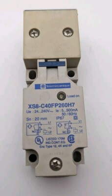 TELEMECANIQUE XS8-C40FP260H7 INDUCTIVE PROXIMITY SWITCH 240V 044843 ZSC-Z03H7