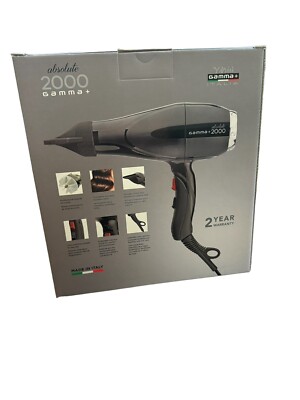 GAMMA Absolute 2000 Gamma+ 2000W Professional Hairdryer GPA2000B