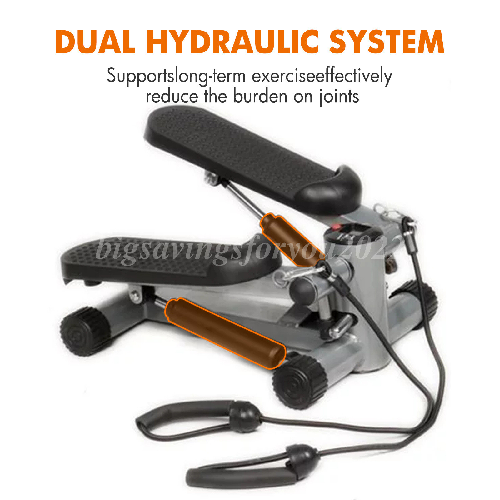 mini stepper with resistance bands walmart