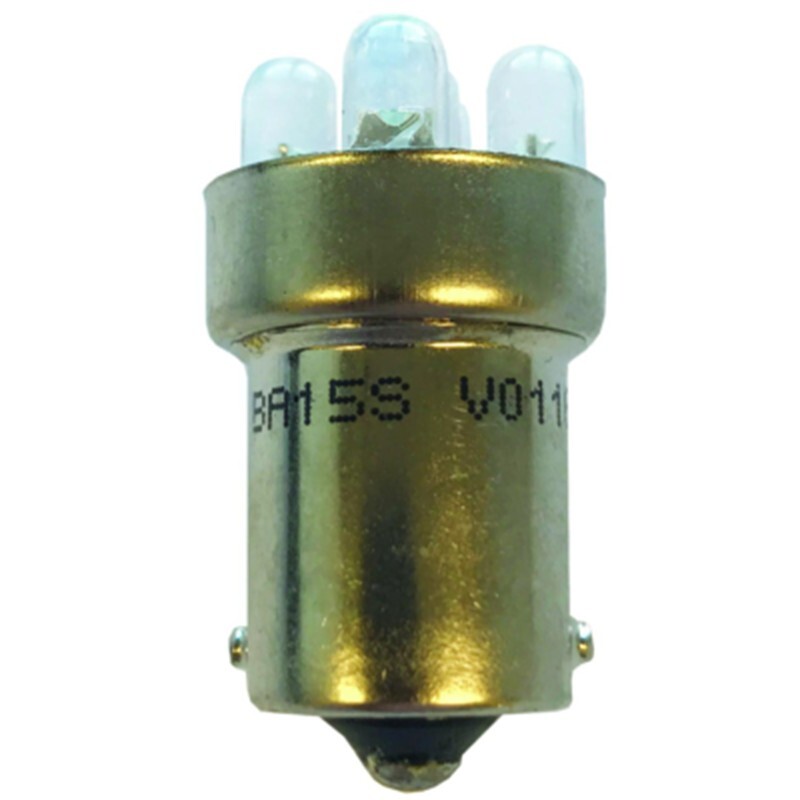 W4 12v 10w BA15s 207 LED Bulb   Caravan Motorhome