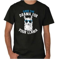 Prevent Drama Llama Funny Alpaca Animal Gift Womens or Mens Crewneck T Shirt Tee