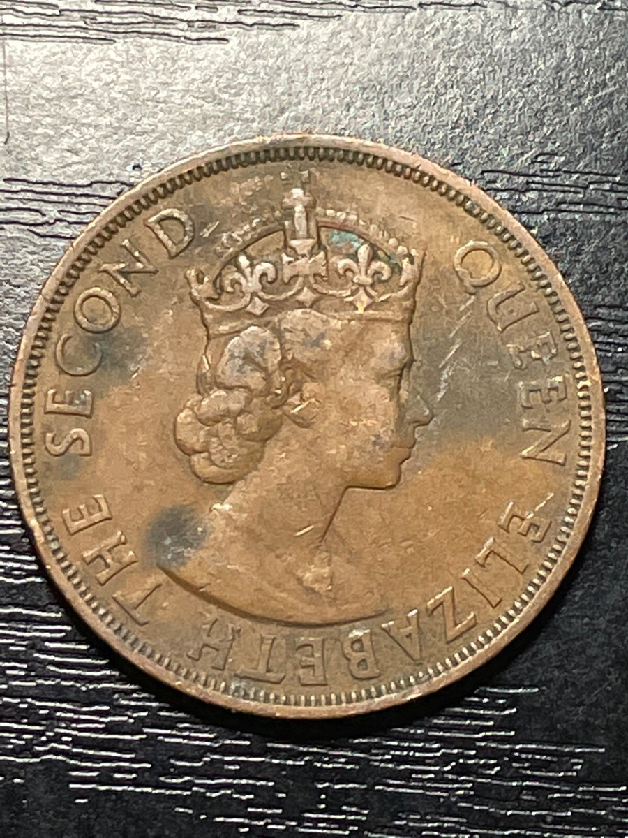 Eastern Caribbean 2 Cents 1962 Elizabeth II Bronze Coin | eBay