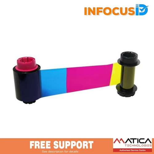 Matica PR000612 YMCK-UV Full Colour Ribbon + UV 410 Print for MC660 Printer