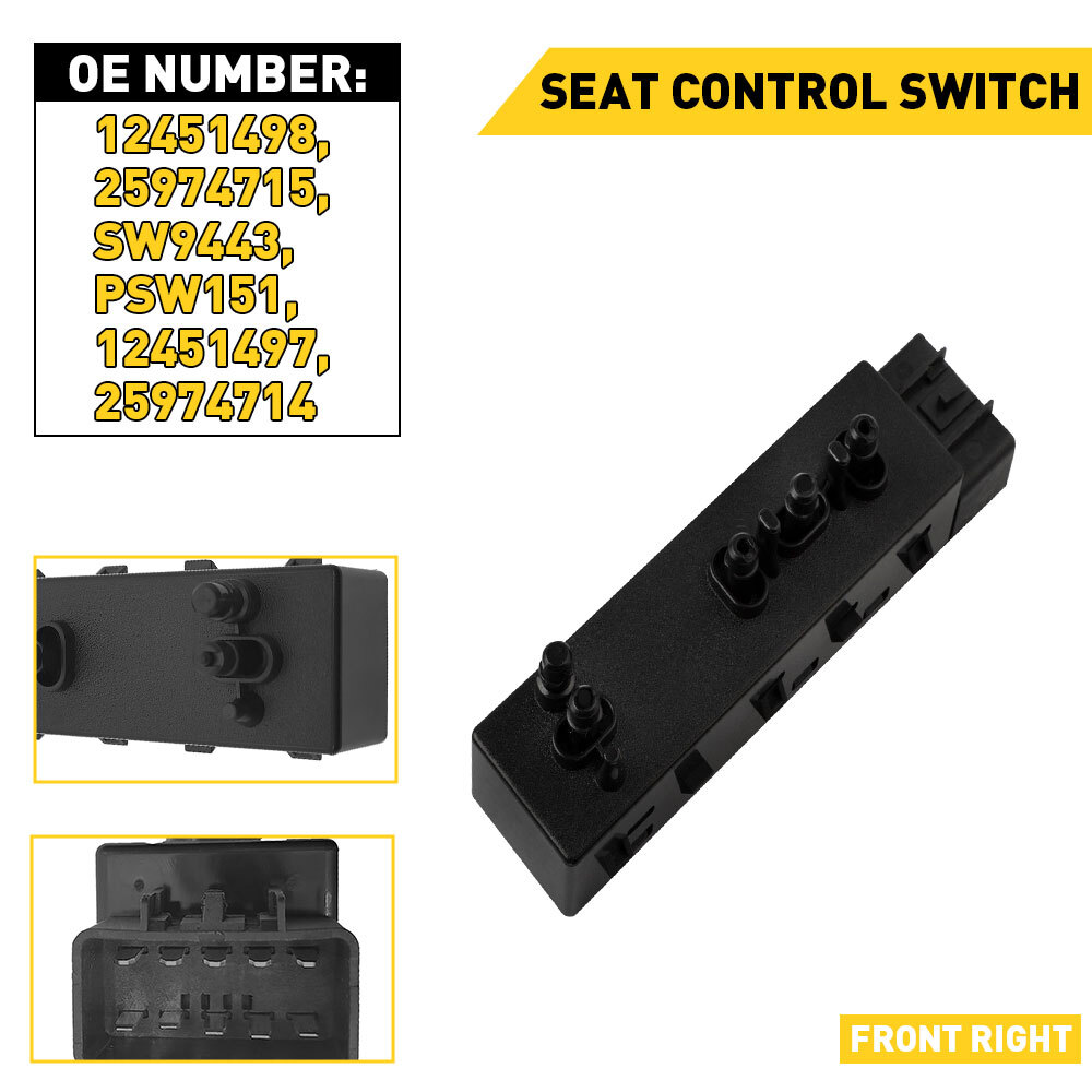 Power Seat Switch 6 Way Driver Seat Adjustment Switch Compatible With ...