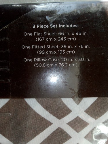 Comfort Bay Luxuriously Soft Sheet Set ~~ Twin ~~ - Picture 5 of 5