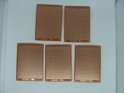 5Pcs Pack Lot Blank 5x7cm Electronics Prototype Integrated Circuit Board Set Kit
