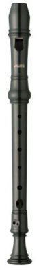 Aulos 303A 3-Piece Soprano Recorder - Dark Brown - Baroque