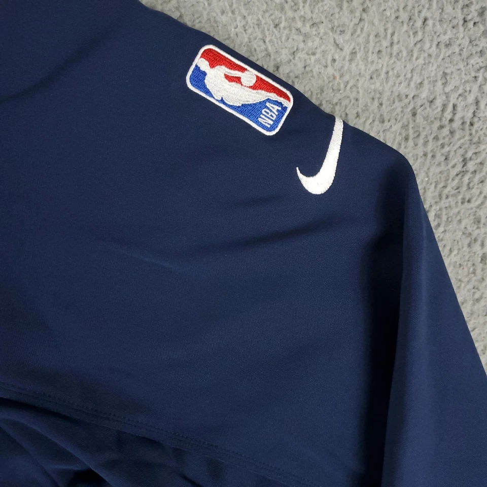 Nike Dallas Mavericks Jacket Mens 2XL Blue Full Zip Track Sweater Sweatshirt - Image 4 of 4