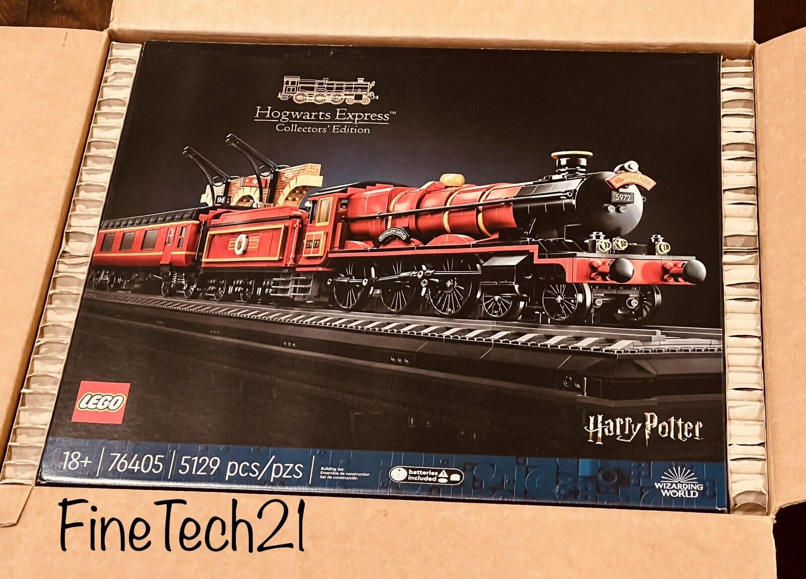 LEGO Harry Potter Hogwarts Express – Collectors' Edition 76405, Iconic  Replica Model Steam Train from The Films, Collectible Memorabilia Set for