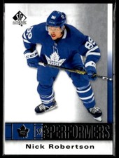 2020-21 SP Authentic Top Performers Nick Robertson Toronto Maple Leafs #TP-NR