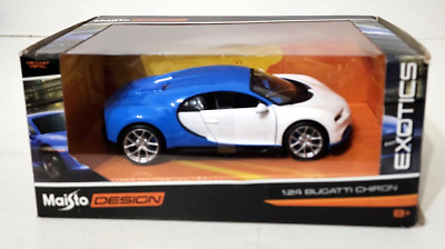 Maisto 1:24 Design Bugatti Chiron Diecast Modern Muscle Car