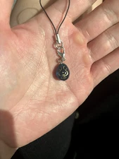 Studio Ghibli Castle In The Sky Blue Gemstone Micro Charm Zip Pull