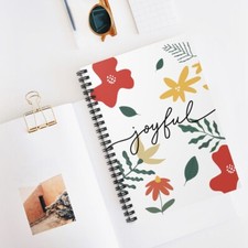 Flower Notebook Spiral - Ruled Line