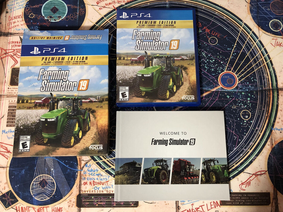 Farming Simulator 19 [ Premium Edition Box Set ] (PS4) NEW