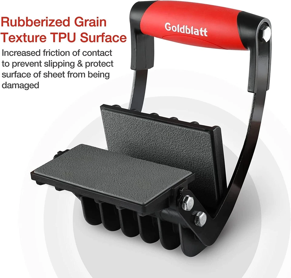 Goldblatt Panel Carrier Plywood Lifting Tool 1-in/3/4-in Drywall Carrying Tool - Image 4 of 4