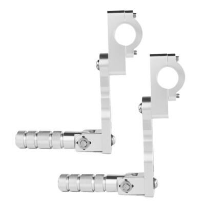 Adjustable Highway Foot Peg Mount Kit Silver Fit For BENELLI